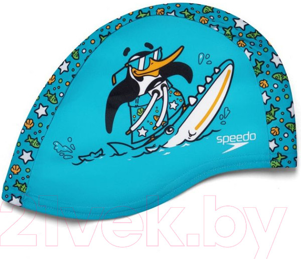 Изображение товара Шапочка для плавания Speedo Infant Polyester Cap African Jr / 8-1224114675 (голубой)
