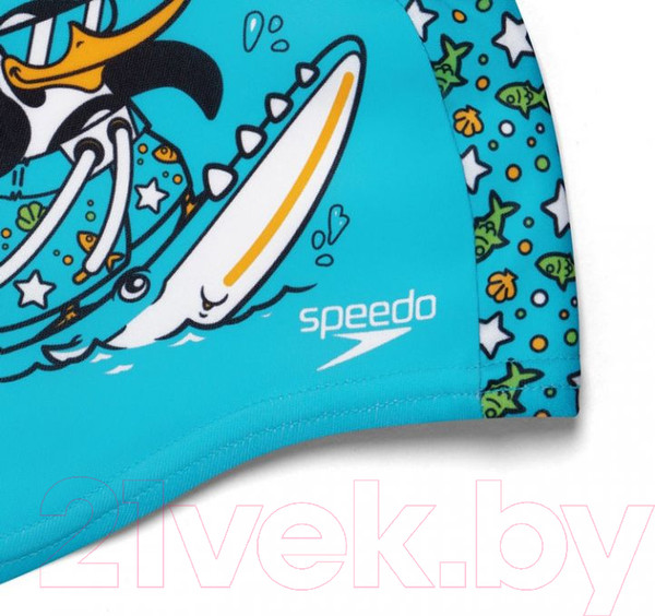 Изображение товара Шапочка для плавания Speedo Infant Polyester Cap African Jr / 8-1224114675 (голубой)