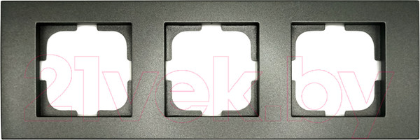 Изображение товара Рамка для выключателей и розеток Ovivo Grano 400-110000-227 (дымчатый)