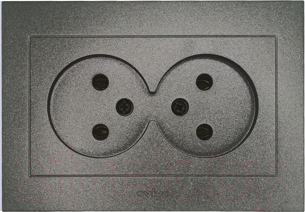 Изображение товара Розетка Ovivo Grano 400-110300-908 (дымчатый)