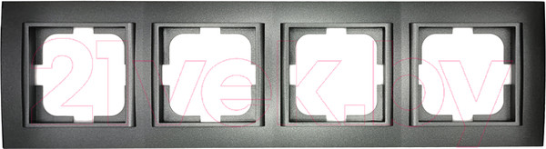 Изображение товара Рамка для выключателей и розеток Ovivo Mina 401-110000-228 (дымчатый)