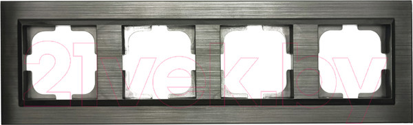 Изображение товара Рамка для выключателей и розеток Ovivo Quantum 405-310000-228 (магнитный серый)