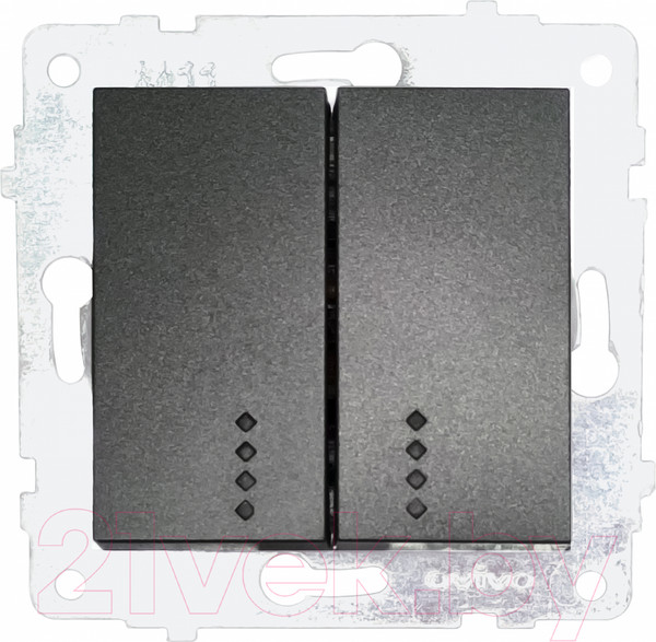 Изображение товара Выключатель Ovivo 600-000211-203 (дымчатый)