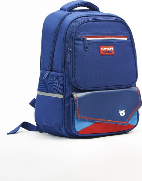 Изображение товара Школьный рюкзак Sun Eight SE-22001 (синий/красный)