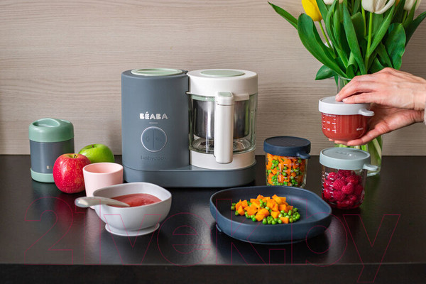 Изображение товара Блендер-пароварка Beaba Babycook Neo Minera Grey EU FR 916710/916712
