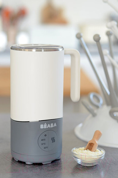 Изображение товара Подогреватель для бутылочек Beaba Milk Prep White/Grey EUR / 911698