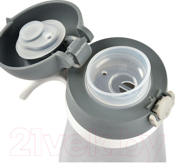 Изображение товара Поильник Beaba Gourde Inox + Anse Термос 913540 (350мл, Grey)