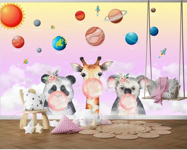 Изображение товара Фотообои листовые Citydecor Bubble Gum 7 (200x140см)