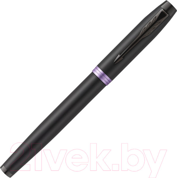 Изображение товара Ручка-роллер имиджевая Parker IM Vibrant Rings T315 Amethyst Purple PVD / 2172950 (черный)