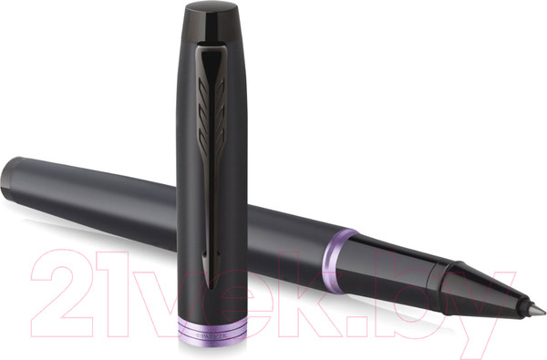 Изображение товара Ручка-роллер имиджевая Parker IM Vibrant Rings T315 Amethyst Purple PVD / 2172950 (черный)