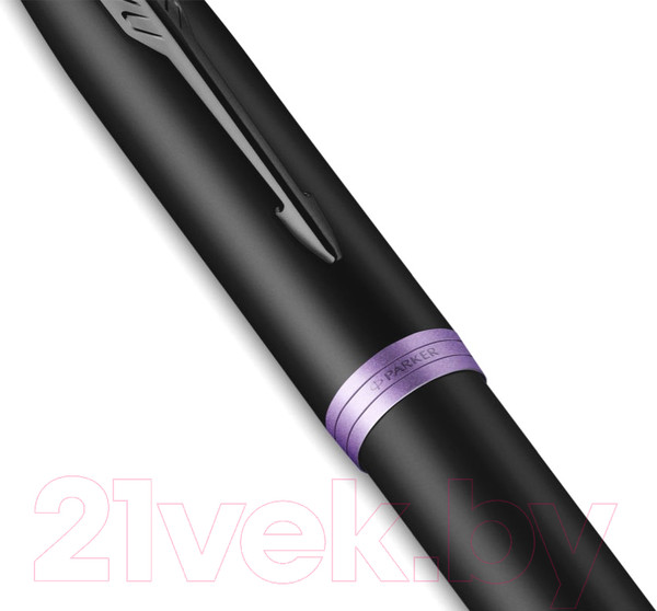 Изображение товара Ручка-роллер имиджевая Parker IM Vibrant Rings T315 Amethyst Purple PVD / 2172950 (черный)