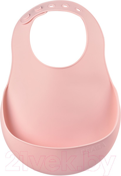 Изображение товара Нагрудник детский Beaba Bavoir Silicone Old Pink 913491