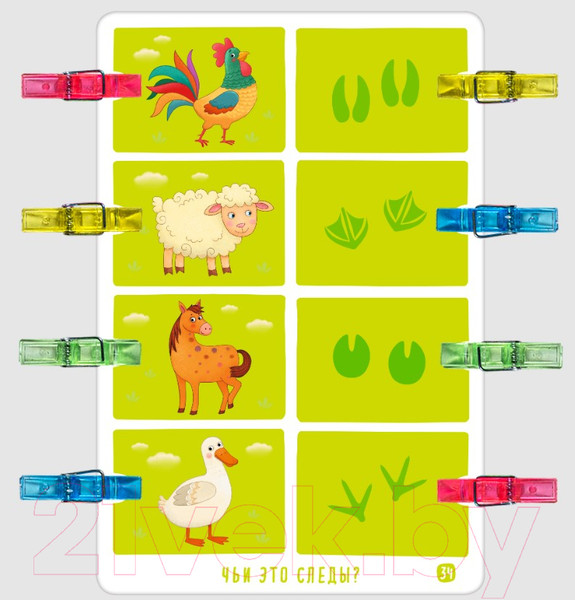 Изображение товара Развивающие карточки Айрис-пресс IQ Веселые зверушки / 9785811284184