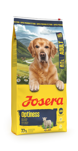 Изображение товара Сухой корм для собак Josera Optiness Adult Medium Домашняя птица и ягненок (12.5кг)