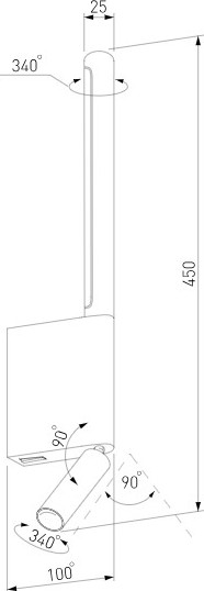 Изображение товара Спот Elektrostandard Sarca 40111/LED  4000K (белый)
