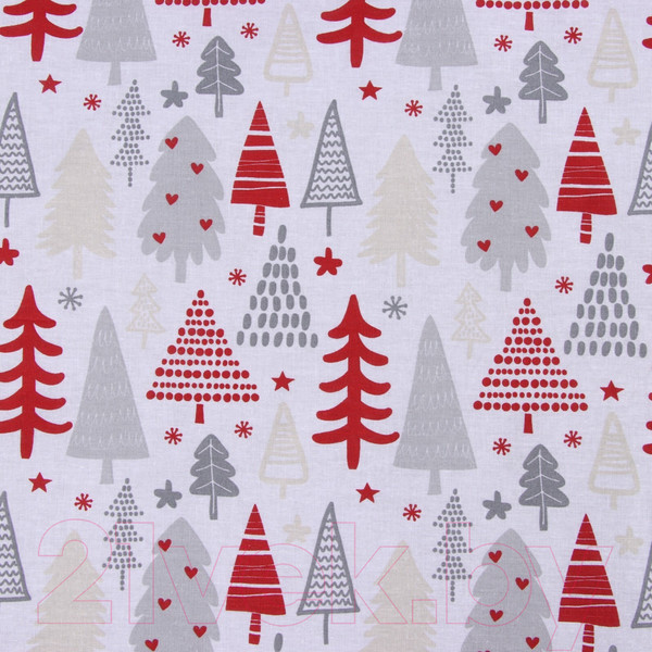 Изображение товара Комплект постельного белья Этель New Year's pattern Евро / 10385171