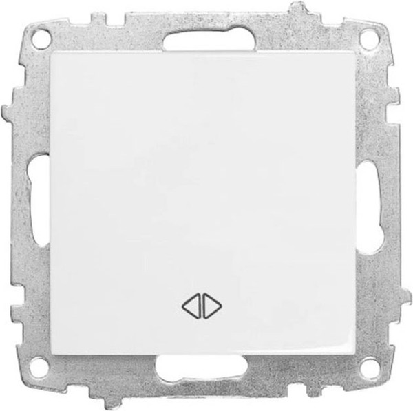 Изображение товара Выключатель El-Bi Zena-Vega / 609-016200-214 (матовый белый)