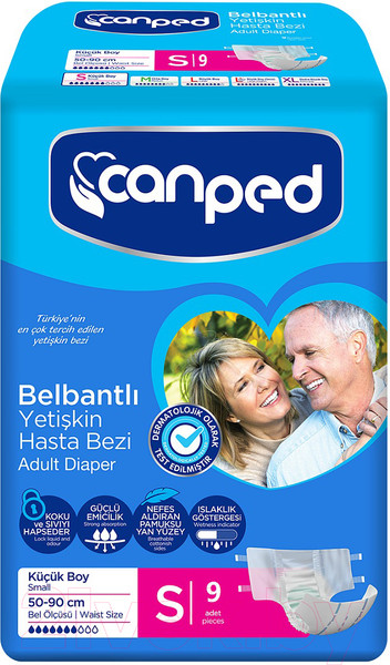 Изображение товара Подгузники для взрослых Canped 50x90 (S, 9шт)