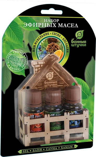 Изображение товара Набор эфирных масел Банные Штучки Банька / 33412
