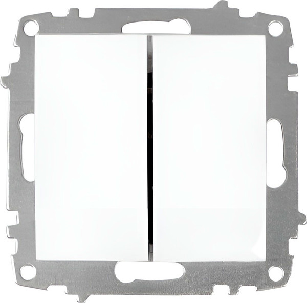 Изображение товара Выключатель El-Bi Zena-Vega / 09-016200-202 (матовый белый)