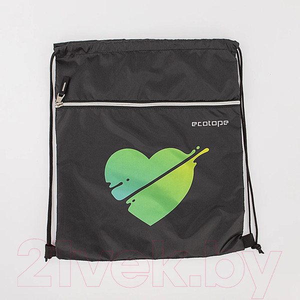 Изображение товара Мешок для обуви Ecotope Kids Сердце / 057-M588-21-BCL