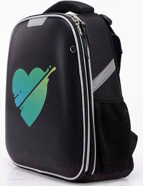 Изображение товара Школьный рюкзак Ecotope Kids Сердце / 057-540Y-21-BCL (черный)