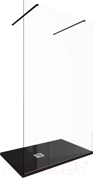 Изображение товара Душевая стенка Allen Brau Infinity 2 3.21045.BBA / 323837 (черный браш)