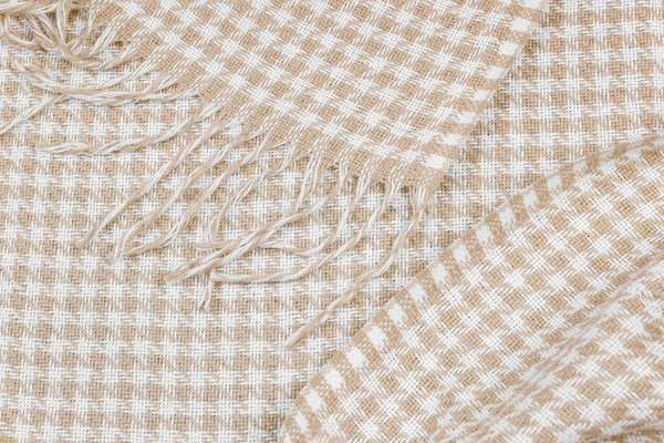 Изображение товара Плед Vladi Марокко Chanel 140x200 / 50206 (белый/бежевый)