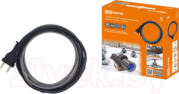 Изображение товара Греющий кабель для труб TDM SQ2510-0008