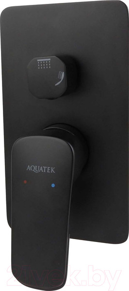 Изображение товара Душевая система со смесителем Aquatek AQ1074MB (черный матовый)