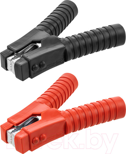 Изображение товара Зажимы типа «крокодил» TDM SQ0541-0501 (2шт, черный/красный)
