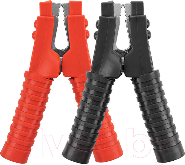 Изображение товара Зажимы типа «крокодил» TDM SQ0541-0501 (2шт, черный/красный)
