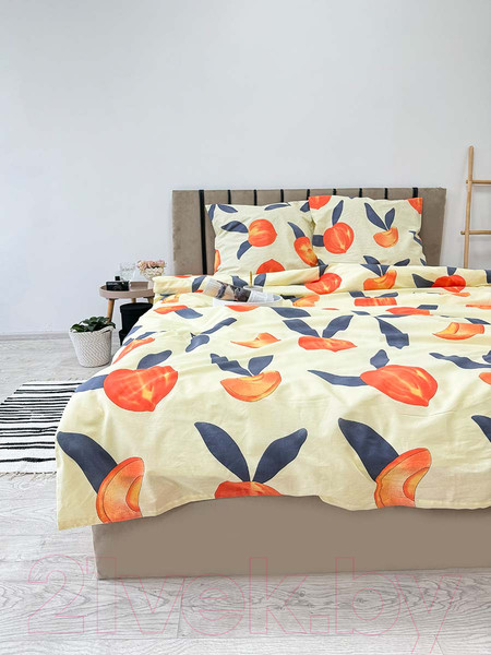 Изображение товара Простыня Samsara Персики 1.5сп 215x150 П150Пр-2