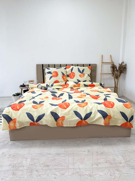 Изображение товара Простыня Samsara Персики 1.5сп 215x150 П150Пр-2