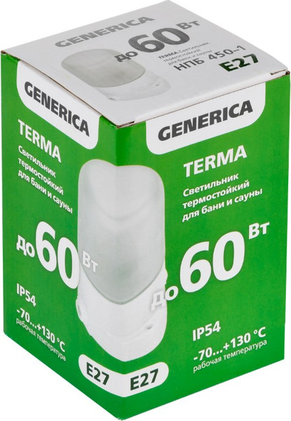 Изображение товара Светильник ЖКХ Generica НПБ 450-1 IP54 / TA-NPB0-4501-060-K01-G