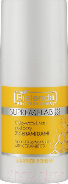 Изображение товара Крем для век Bielenda Professional Supremelab Barrier Renew питательный с керамидами (15мл)