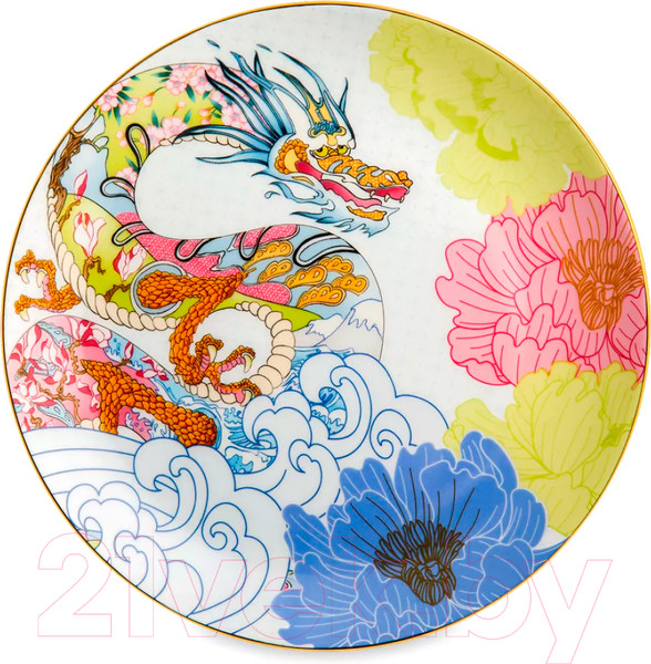 Изображение товара Тарелка закусочная (десертная) Decor de table Дракон DT4011