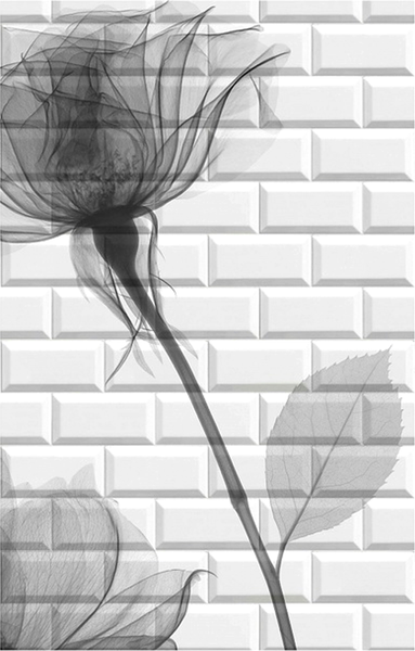 Изображение товара Панель ПВХ КронаПласт Unique Бланш Роза  (2700x250x8мм)