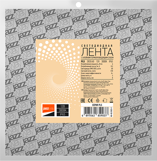 Изображение товара Светодиодная лента JAZZway PLS 2835/60-12V / 2859037