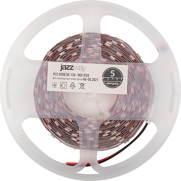 Изображение товара Светодиодная лента JAZZway PLS 5050/30-12V Red / 327606