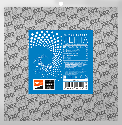 Изображение товара Светодиодная лента JAZZway PLS 5050/30-12V Blue / 327576