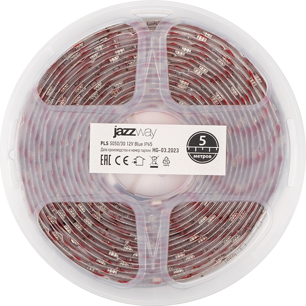 Изображение товара Светодиодная лента JAZZway PLS 5050/30-12V Blue / 327576