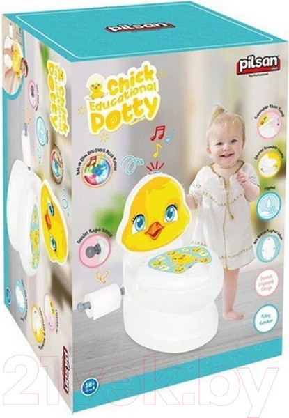 Изображение товара Детский горшок Pilsan Цыпленок / 07564