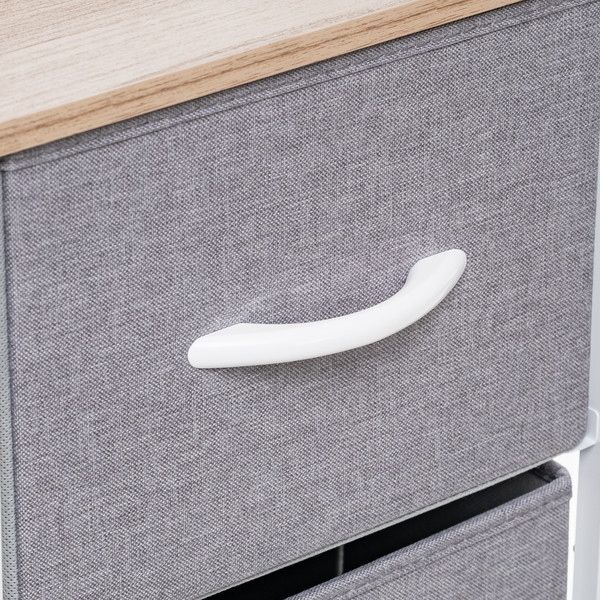 Изображение товара Комод Импэкс Ноа 4 ящика (белый/светло-серый)