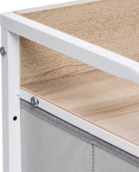 Изображение товара Комод Импэкс Ноа 4 ящика (белый/светло-серый)