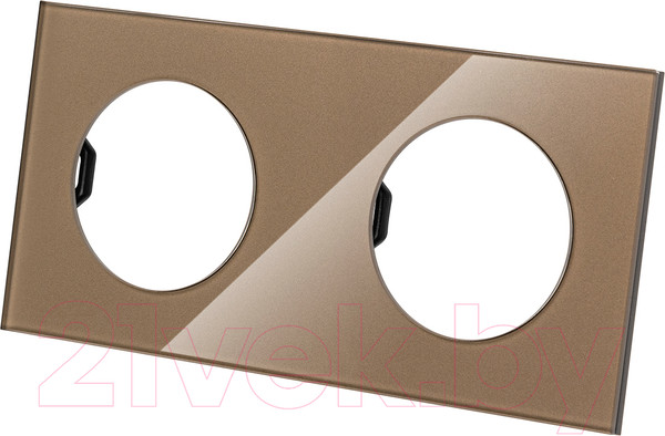 Изображение товара Рамка для выключателей и розеток TDM Байкал / SQ1819-0403 (бронза)