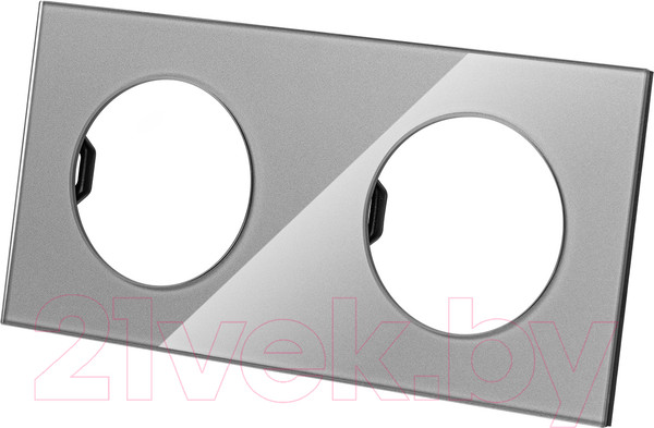 Изображение товара Рамка для выключателей и розеток TDM Байкал / SQ1819-0303 (платина)