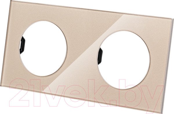 Изображение товара Рамка для выключателей и розеток TDM Байкал / SQ1819-0503 (шампань)