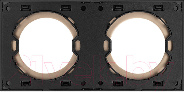 Изображение товара Рамка для выключателей и розеток TDM Байкал / SQ1819-0561 (шампань)