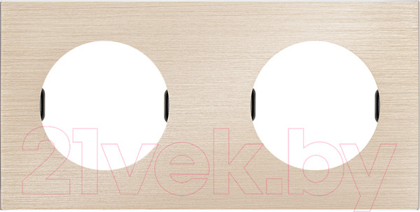 Изображение товара Рамка для выключателей и розеток TDM Байкал / SQ1819-0561 (шампань)